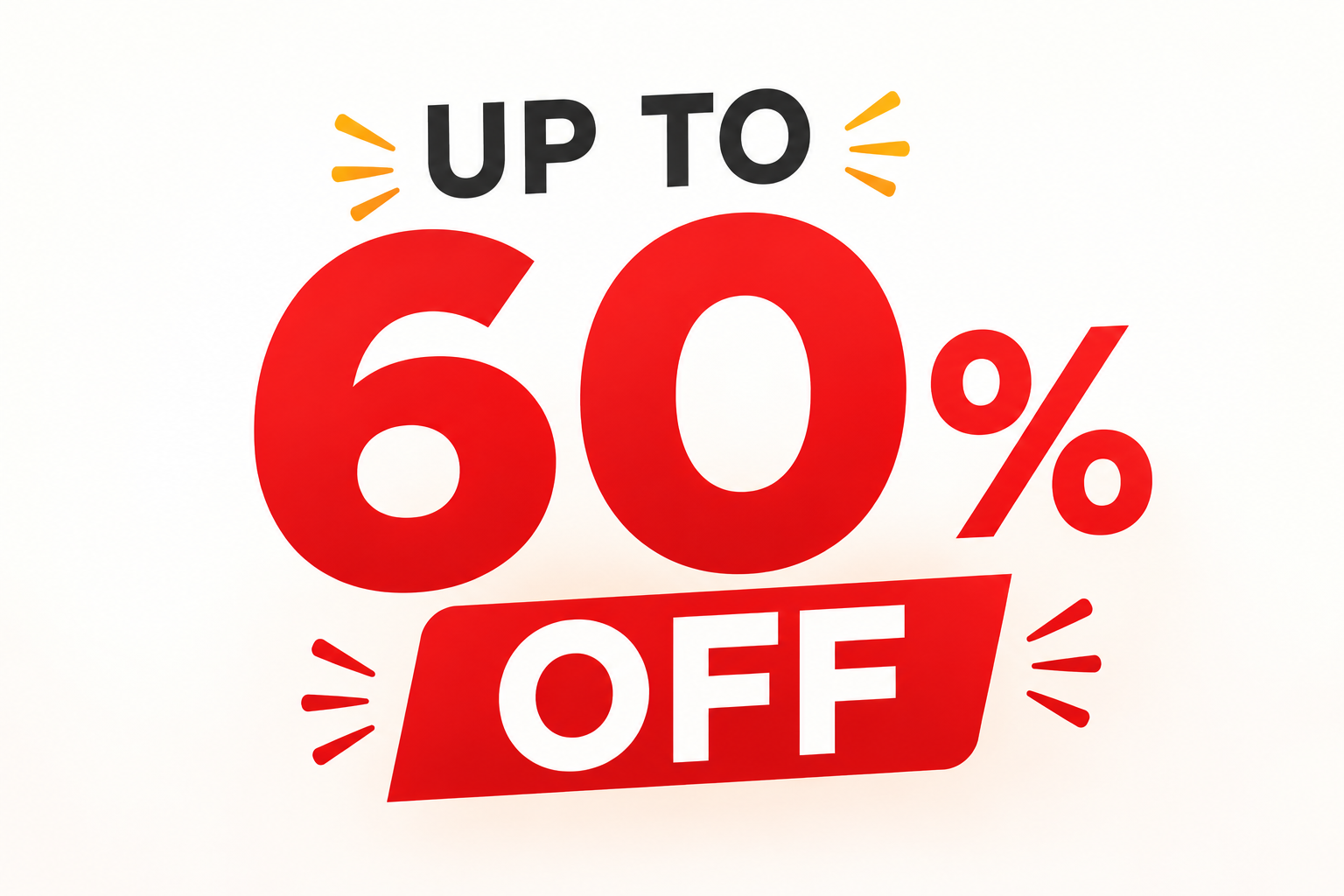 Up to 60% off