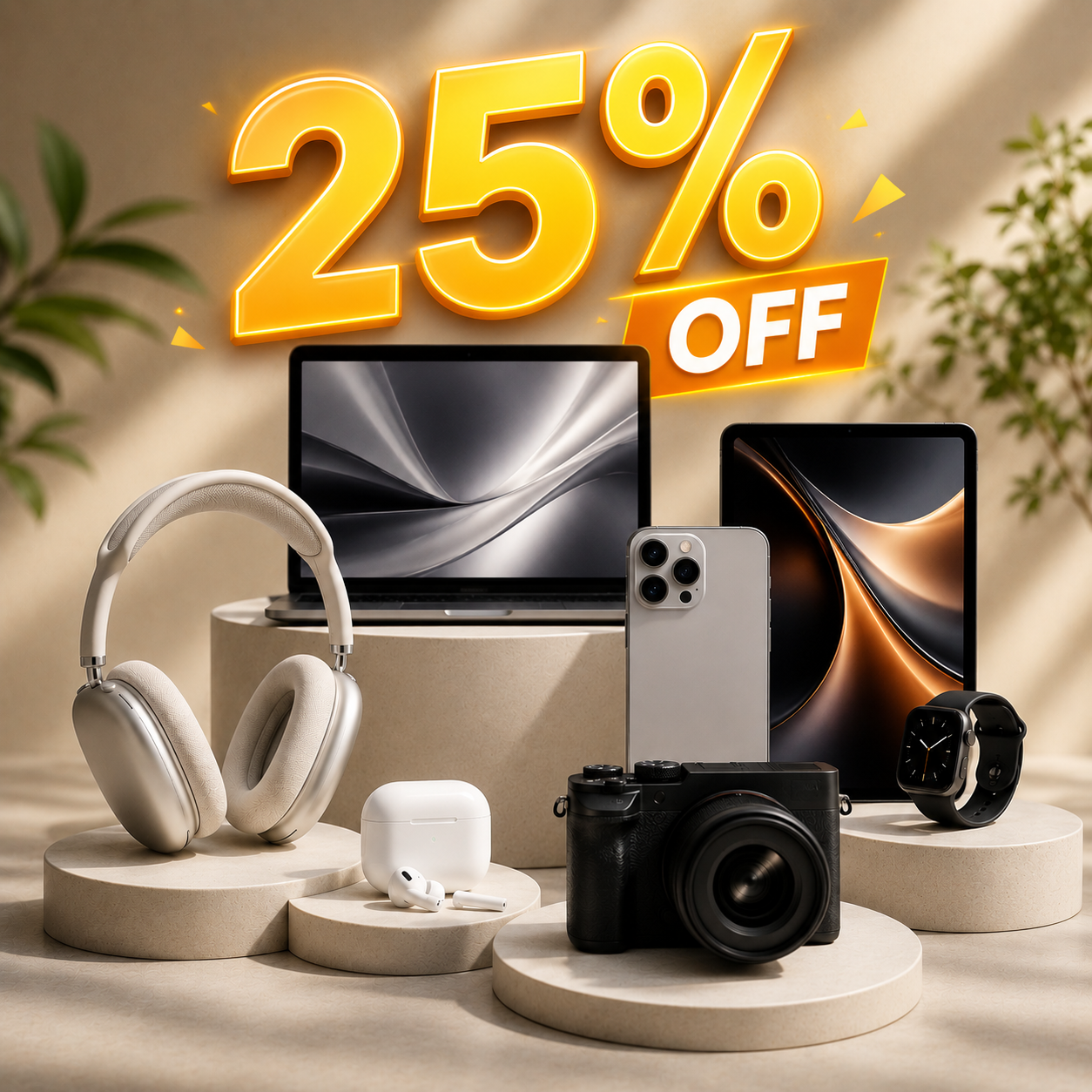 25% off electronics