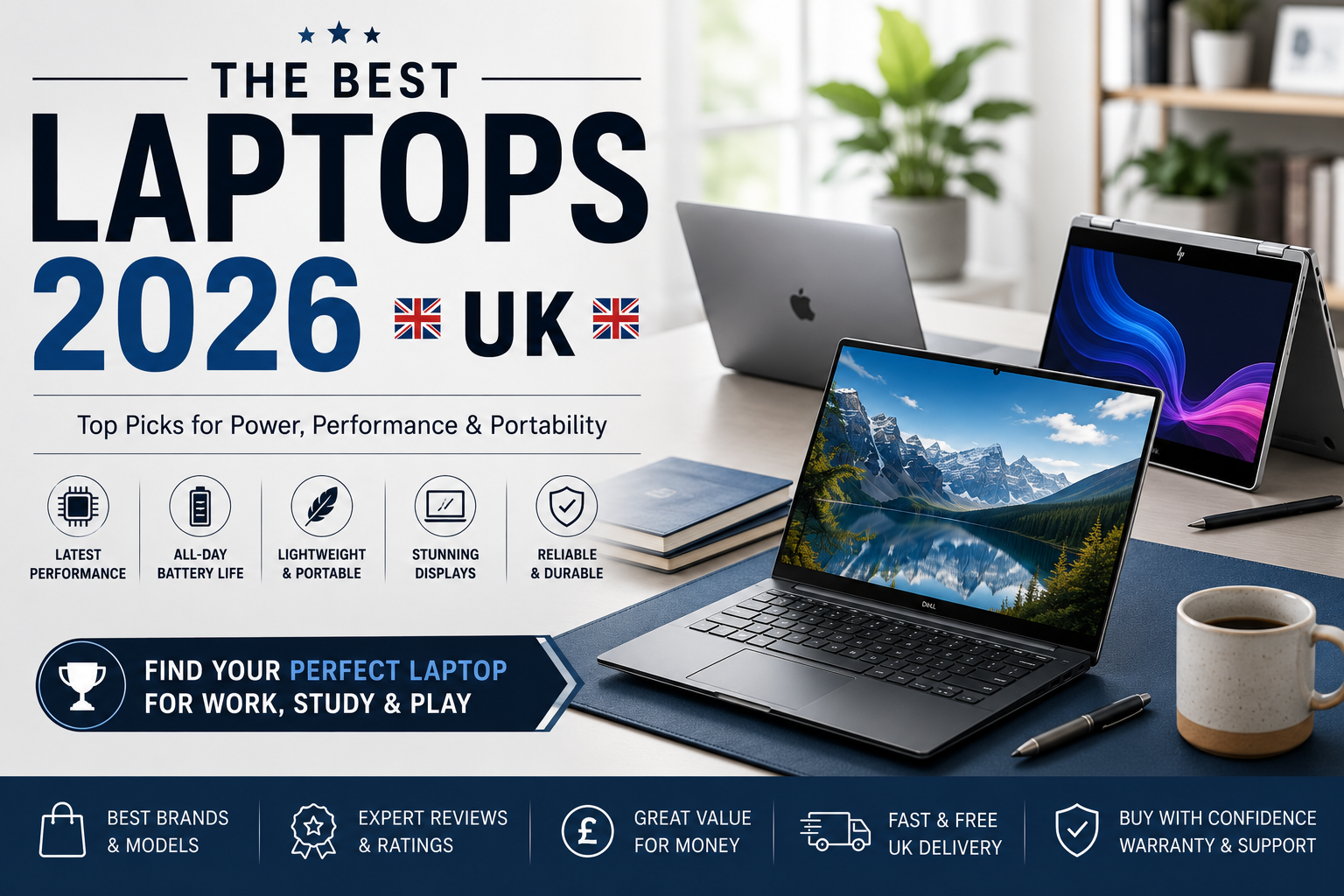Best Laptops 2026 UK 10 Top Picks from Budget to Premium