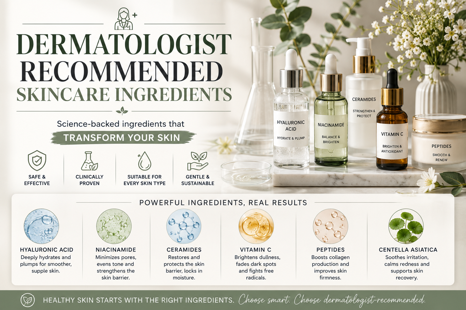Dermatologist Recommended Ingredients The Only 4 You Actually Need