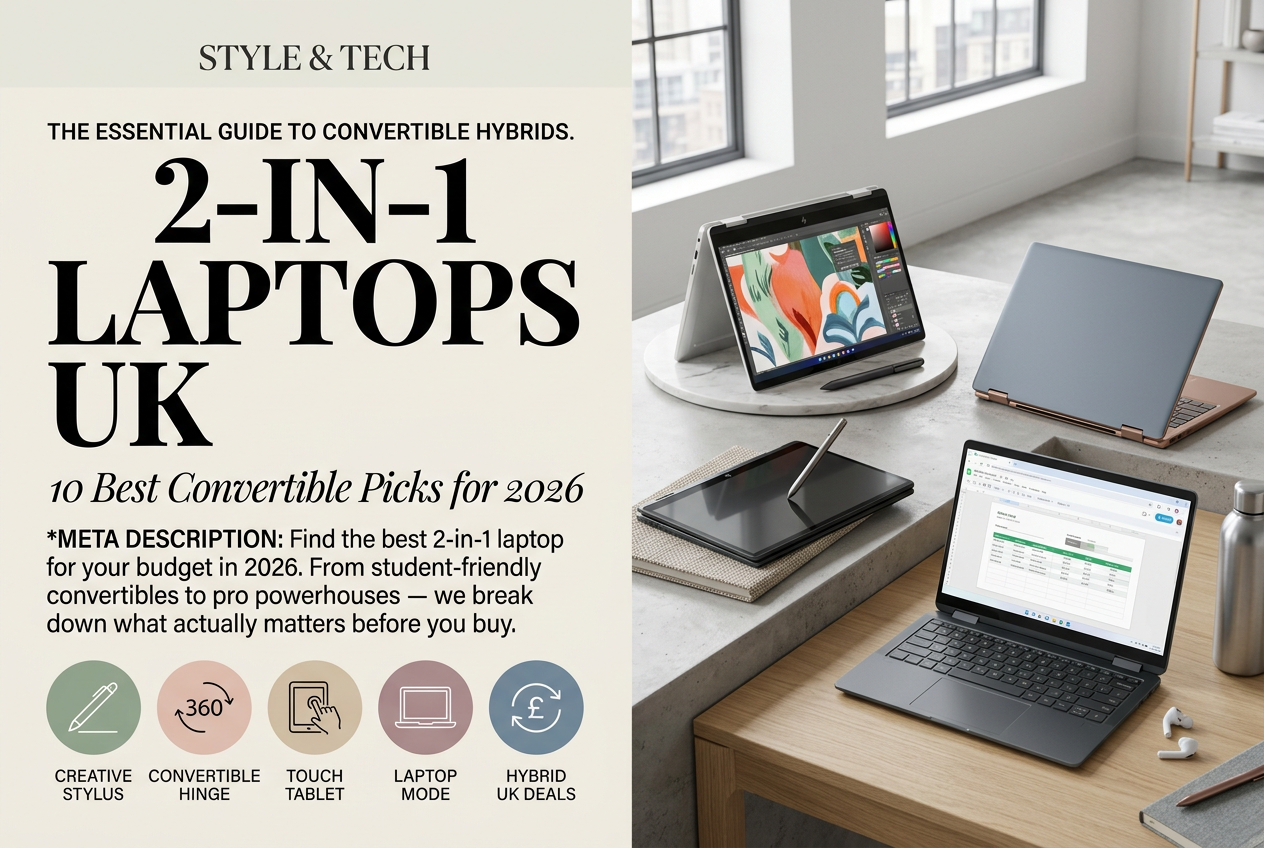 2-in-1 Laptops UK: 10 Best Convertible Picks for 2026