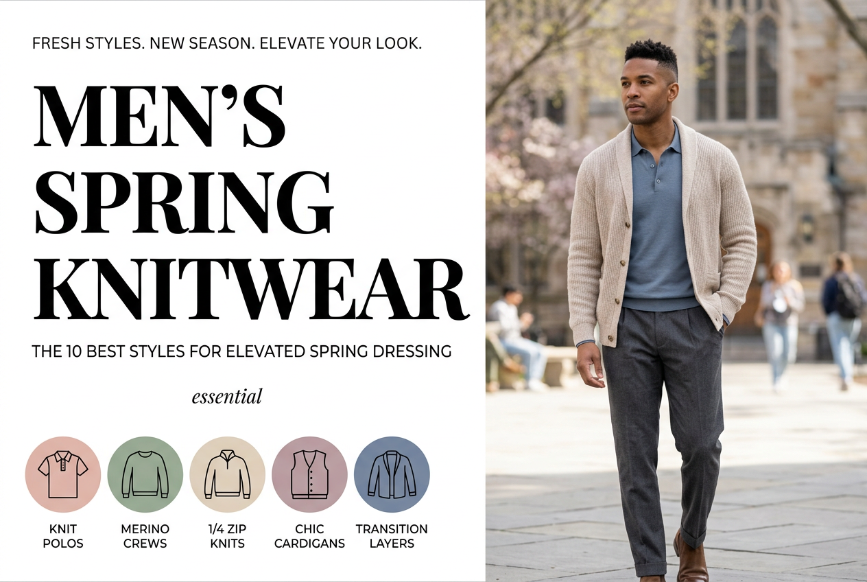 Men's Knitwear: 10 Best Styles for Elevated Spring Dressing — men's spring knitwear