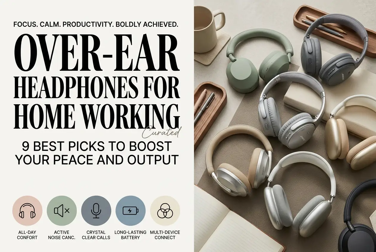 Over-Ear Headphones for Home Working: 9 Best Picks to Boost Productivity & Peace