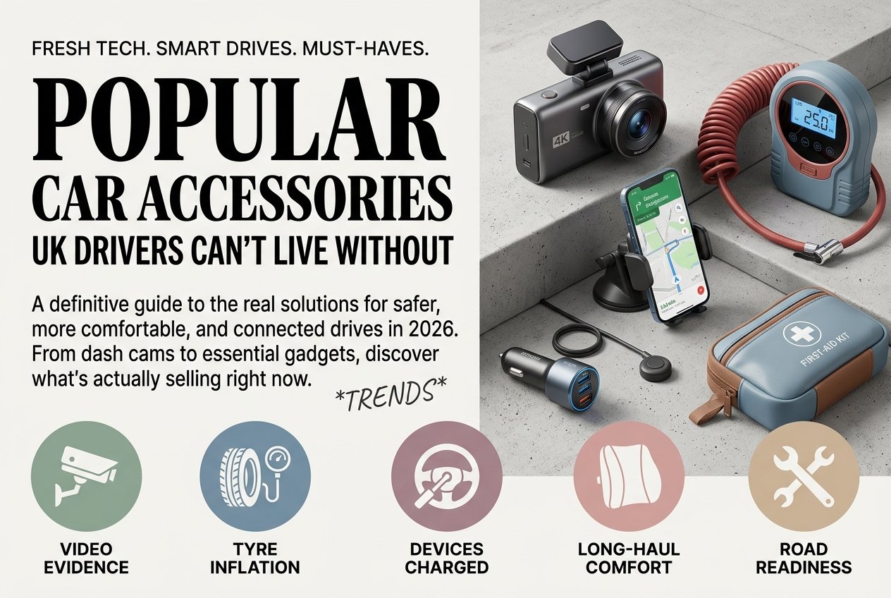 Popular Car Accessories UK Drivers Can't Live Without in 2026