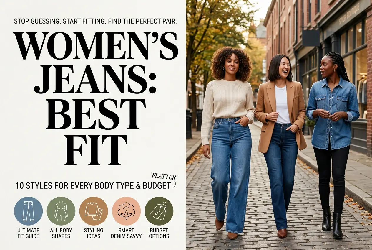 Women's Jeans Best Fit: 10 Styles for Every Body Type & Budget