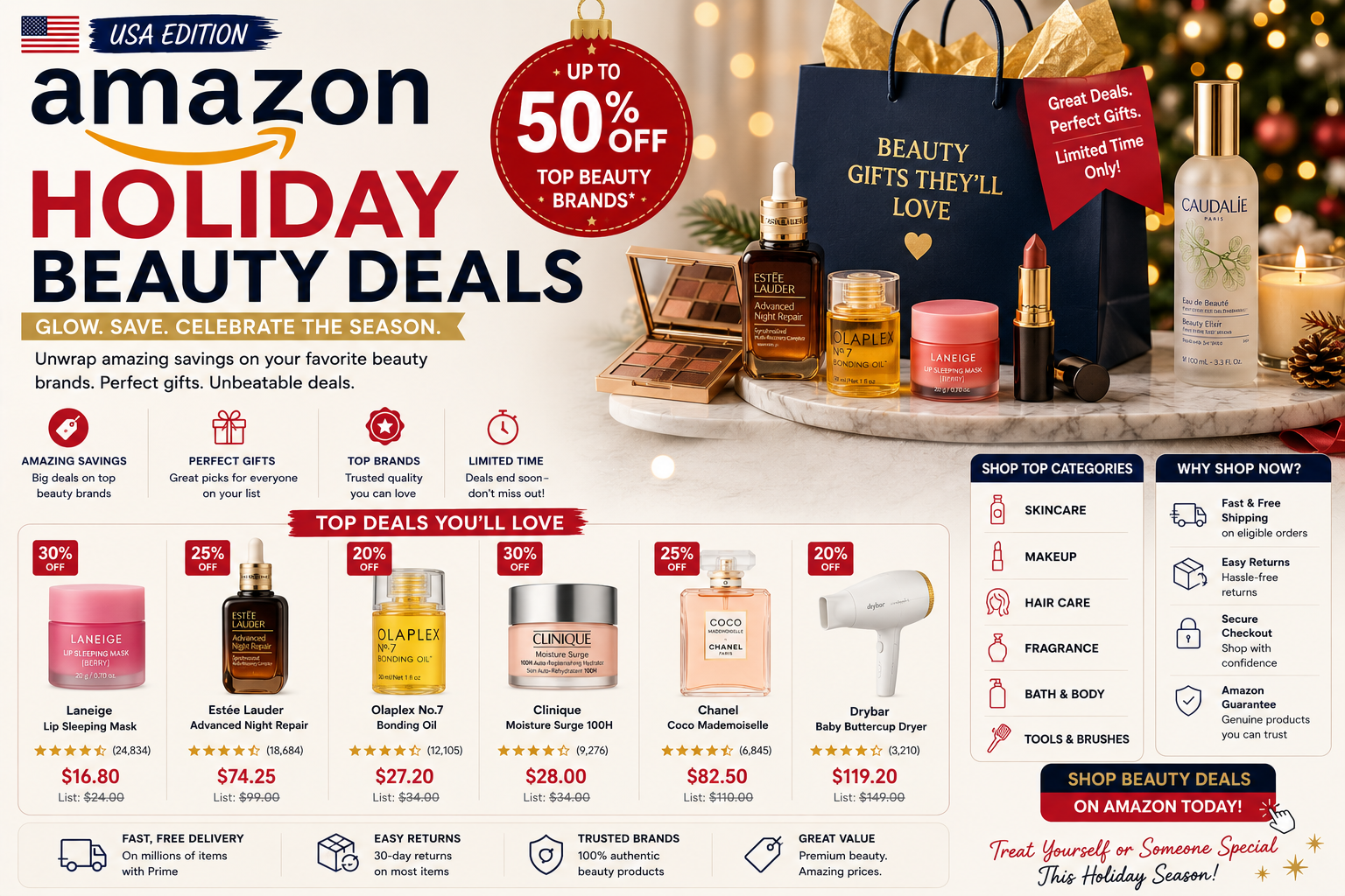 Amazon Beauty Deals 12 Steals from the 2026 Holiday Event (Cyber Monday & Beyond)