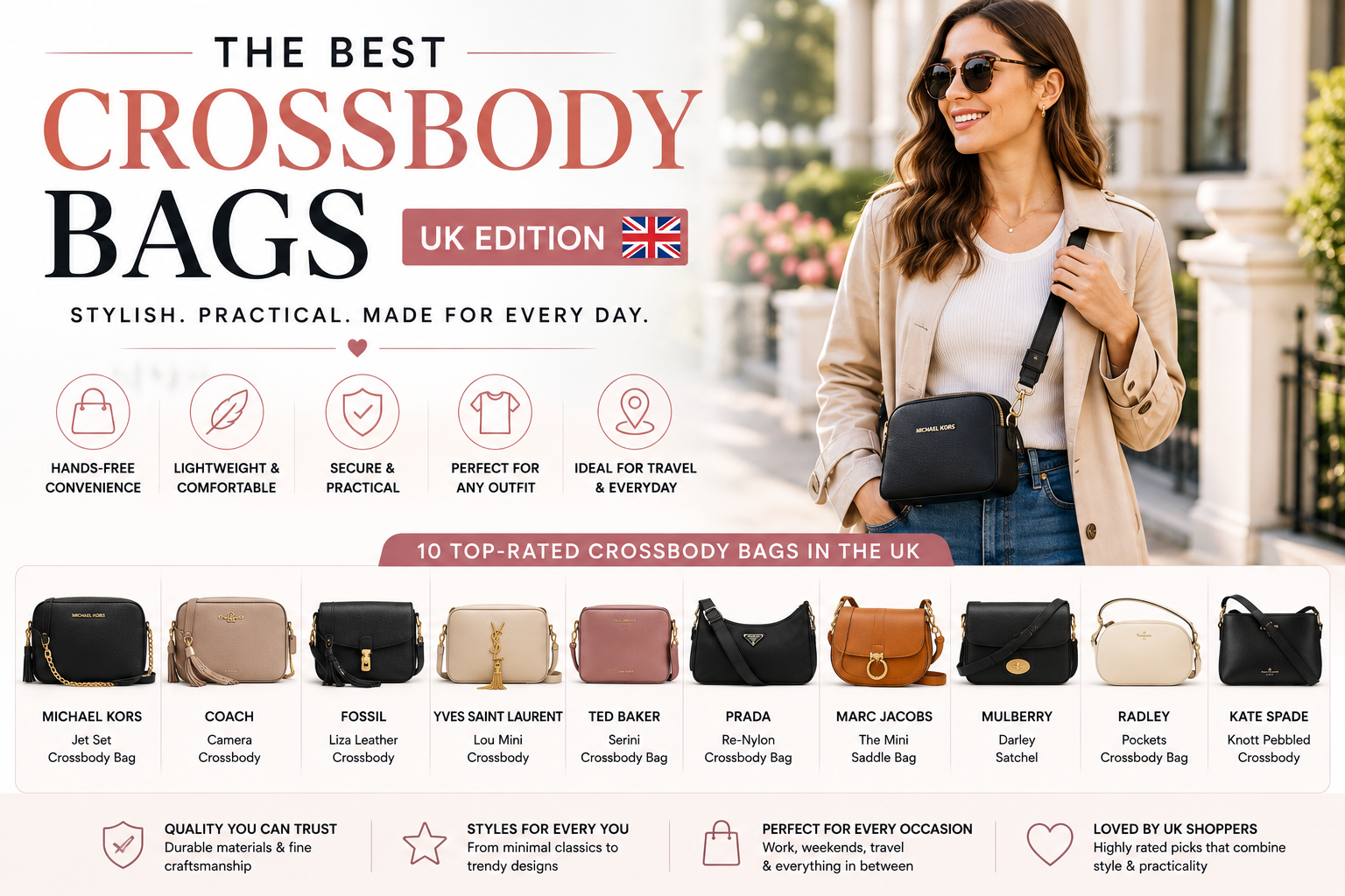 Best Crossbody Bags 9 Hands-Free Styles for UK Fashion
