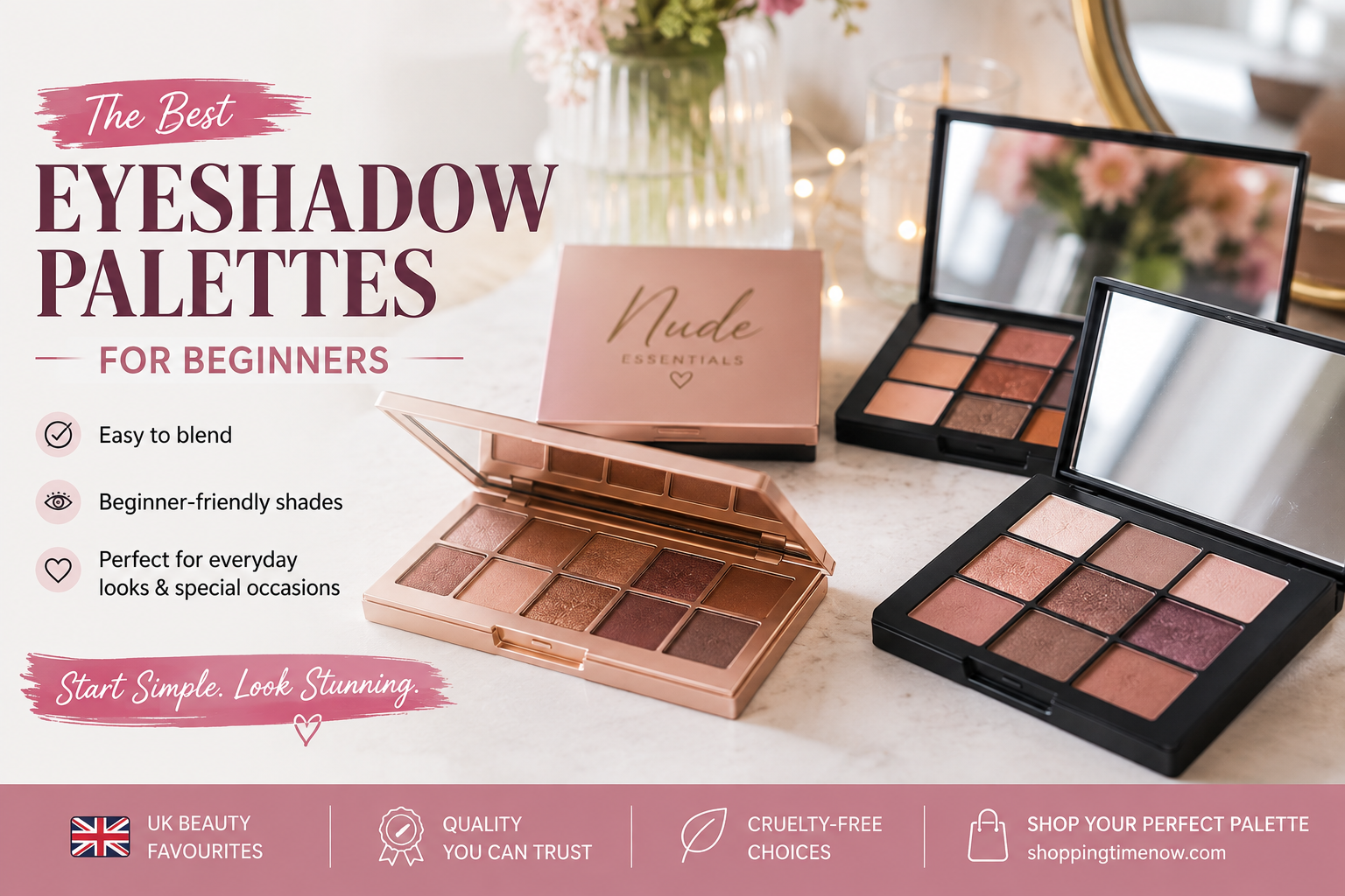 Eyeshadow Palettes for Beginners 5 Easy Picks to Master Your First Looks