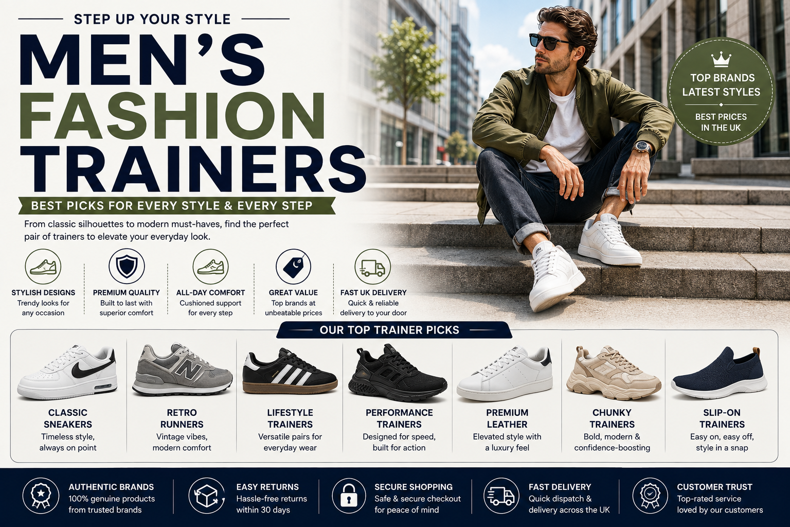 Mens Fashion Trainers