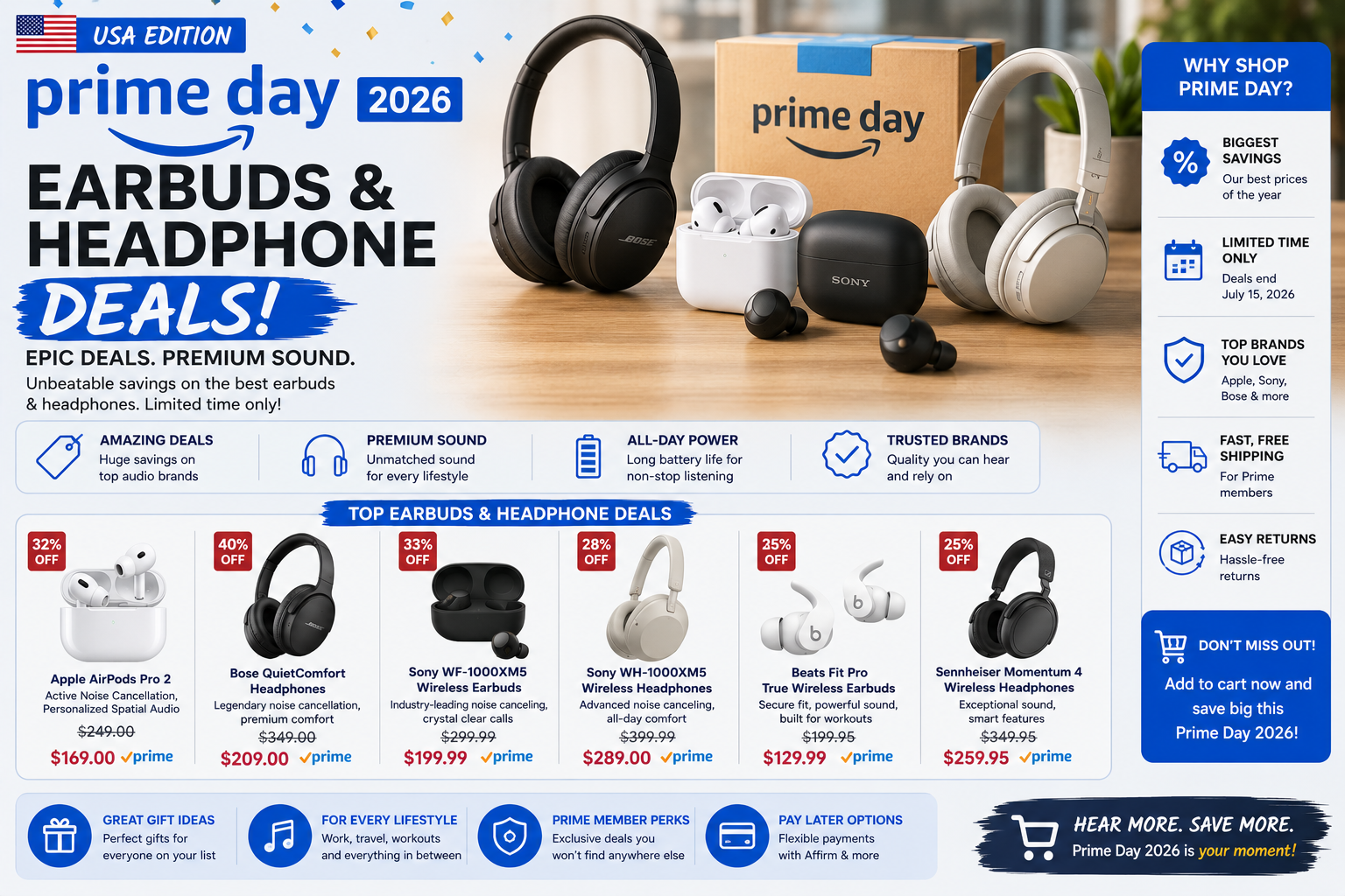 Prime Day Earbuds Deals 2026 The Ultimate Guide to Wireless Audio Steals