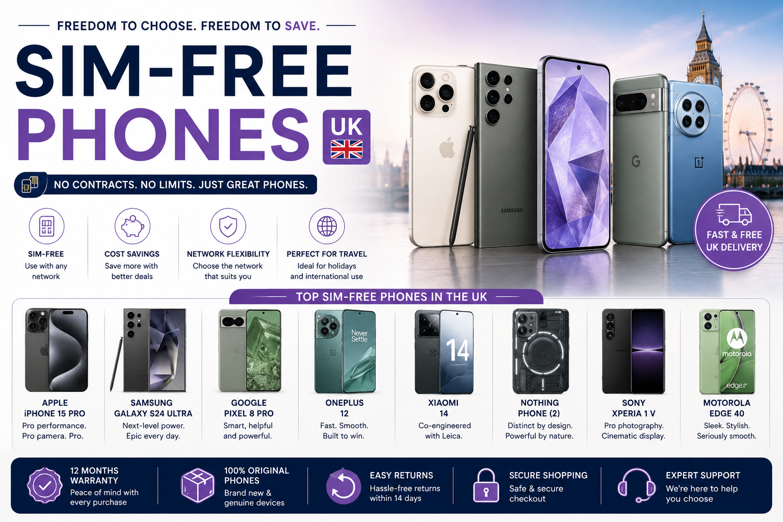 SIM Free Phones UK 7 Best Unlocked Deals & Top Picks for 2026