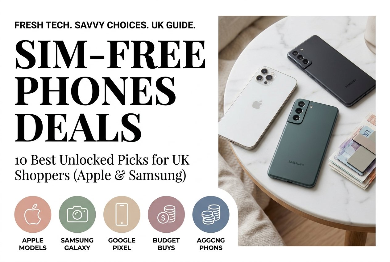 SIM-Free Phones Deals: 10 Best Unlocked Picks for UK Shoppers (Apple & Samsung)