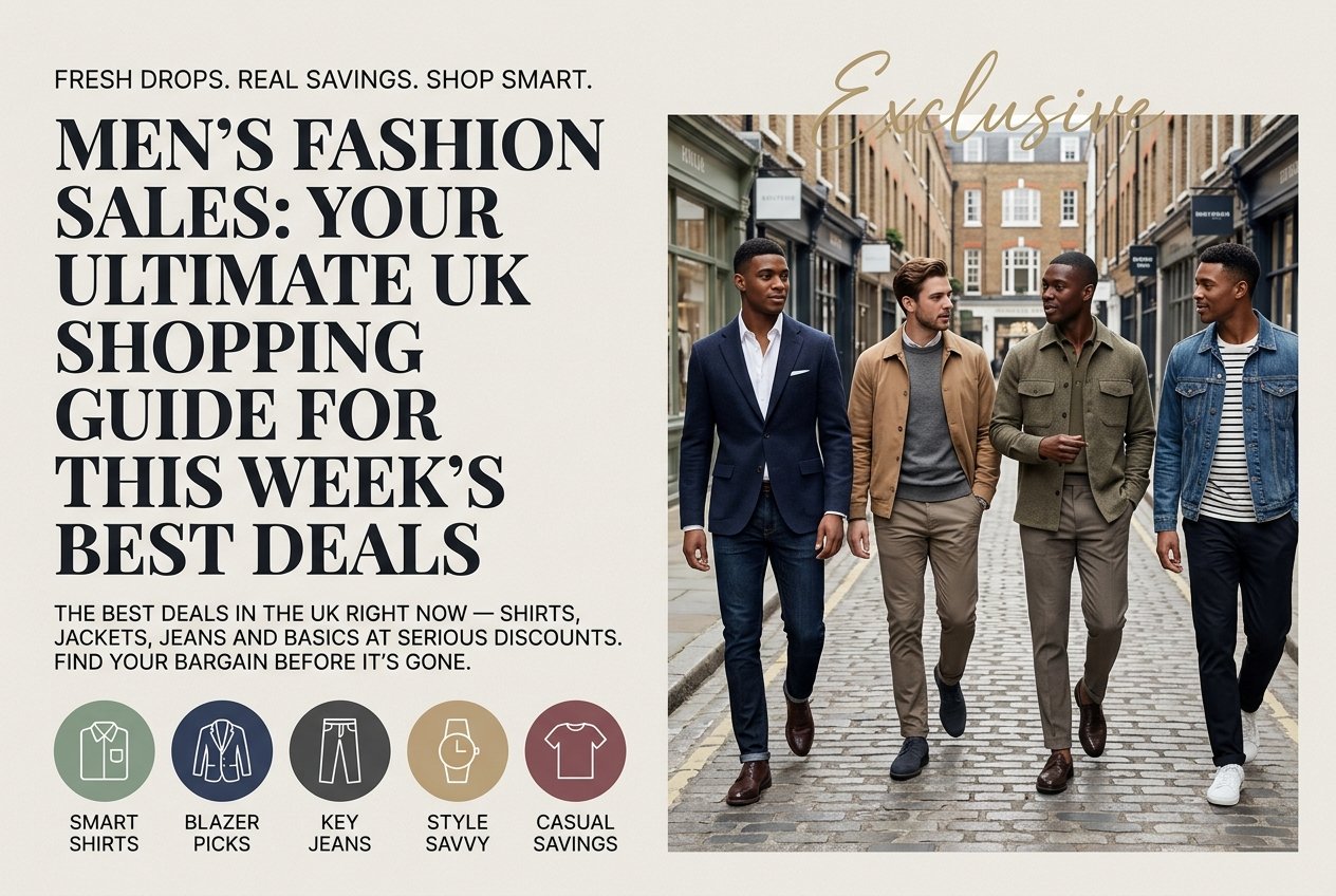 Men's Fashion Sales: Your Ultimate UK Shopping Guide for This Week's Best Deals — men's fashion sales UK