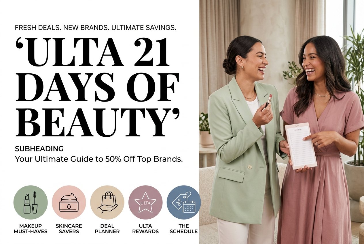 Ulta 21 Days of Beauty: Your Ultimate Guide to 50% Off Top Brands