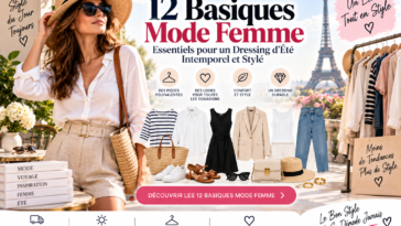 12 Basiques Mode Femme Essentiels pour un Dressing d’Été Intemporel et Stylé