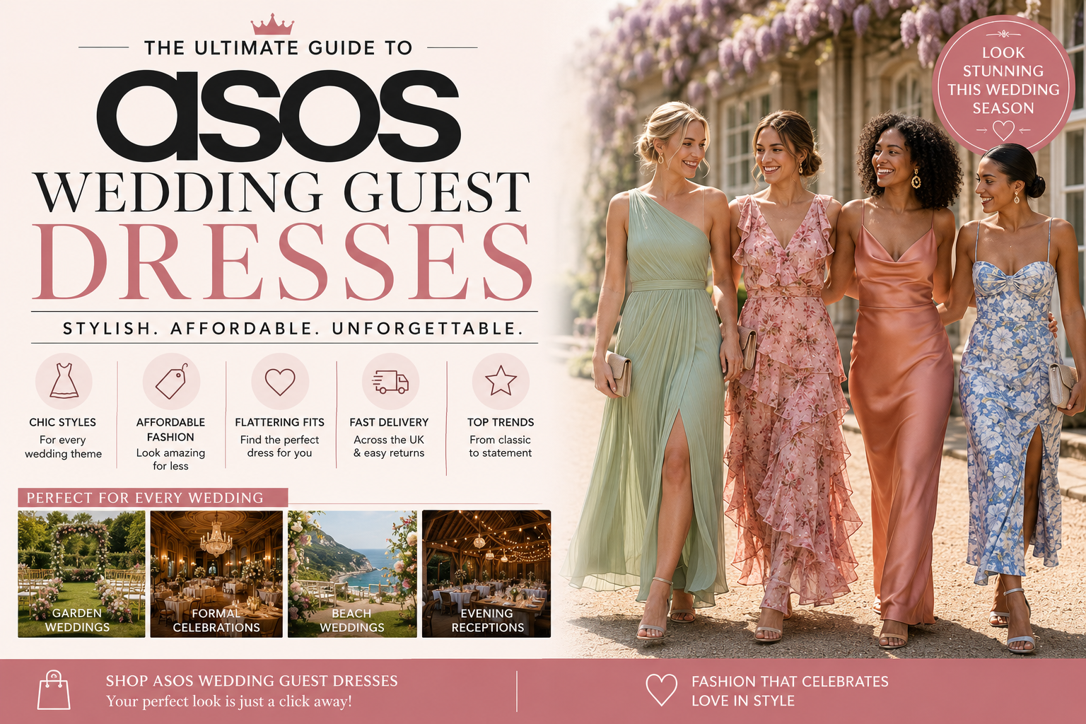 ASOS Wedding Guest Dresses 8 Stunning Picks Under £100
