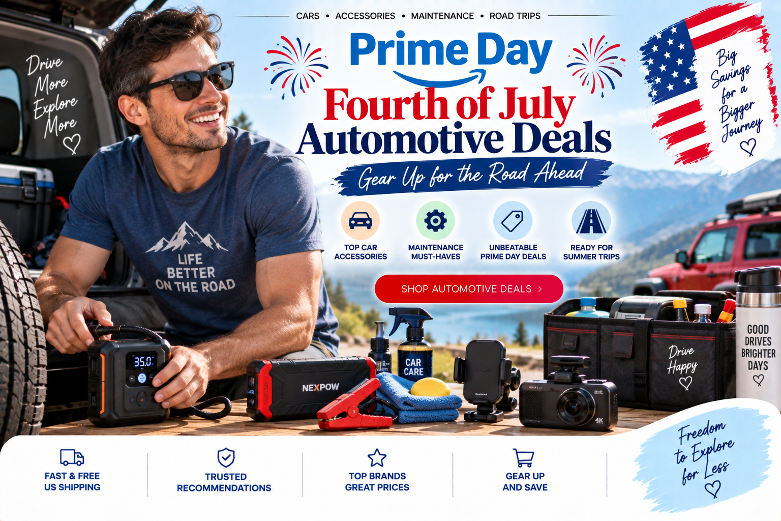 Automotive Deals 12 Must-Grab Steals for Prime Day & Fourth of July