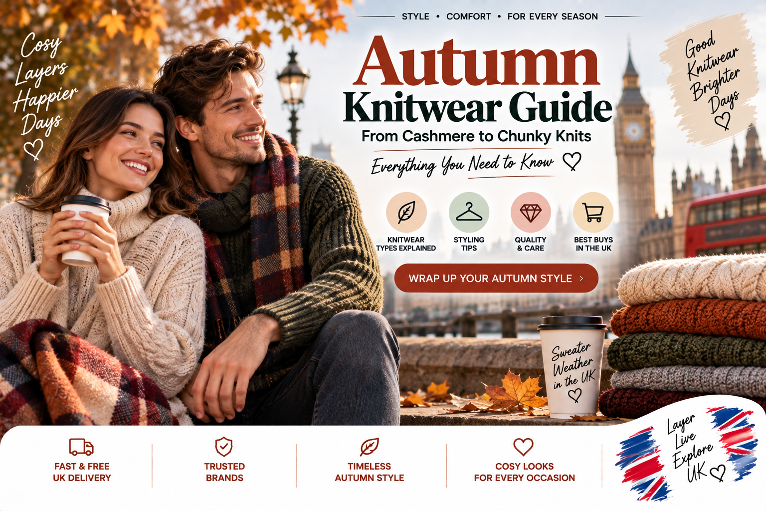 Autumn Knitwear Guide From Cashmere to Chunky Knits — Everything You Need to Know