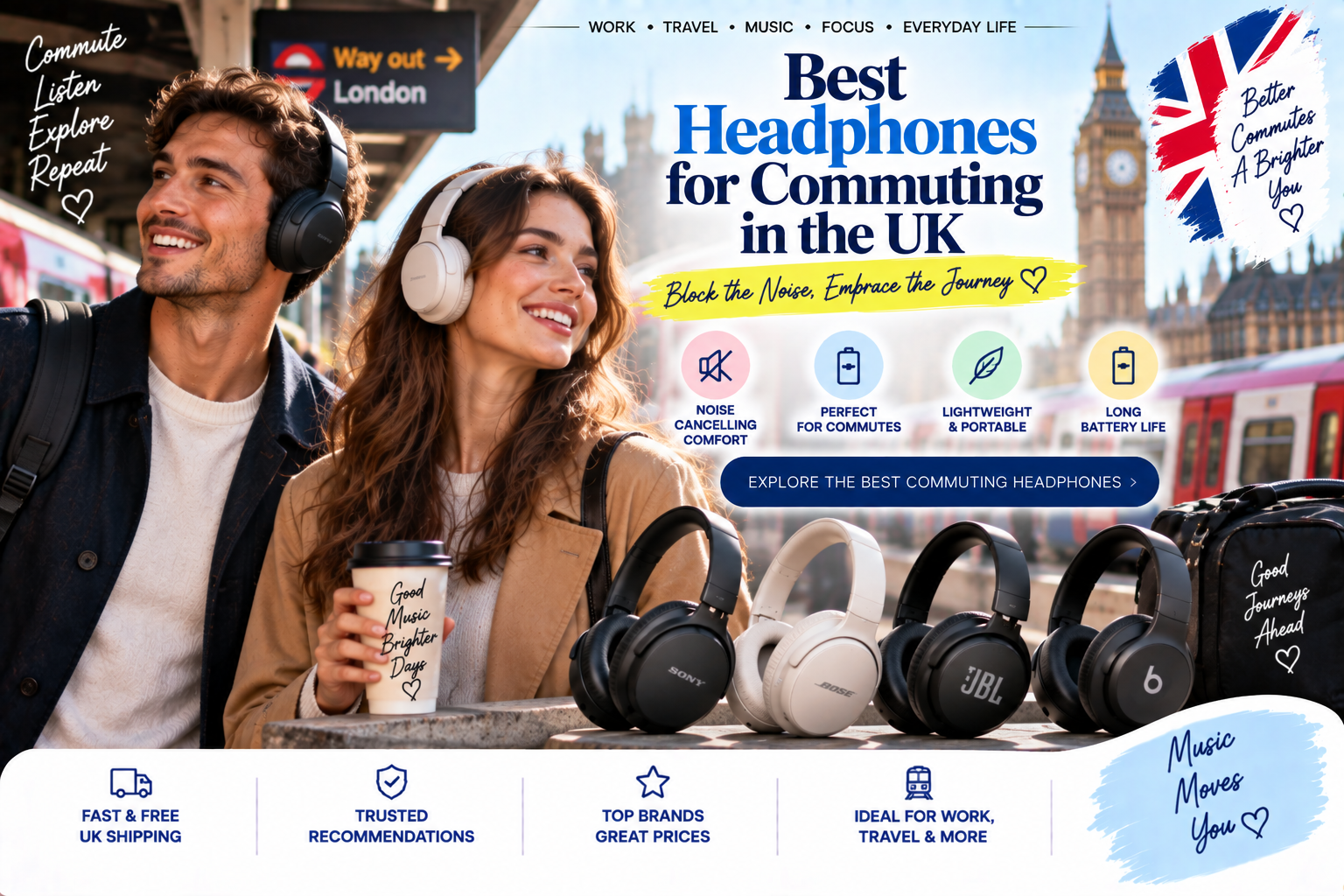 Best Headphones for Commuting 9 Noise-Cancelling Picks to Block Out the World