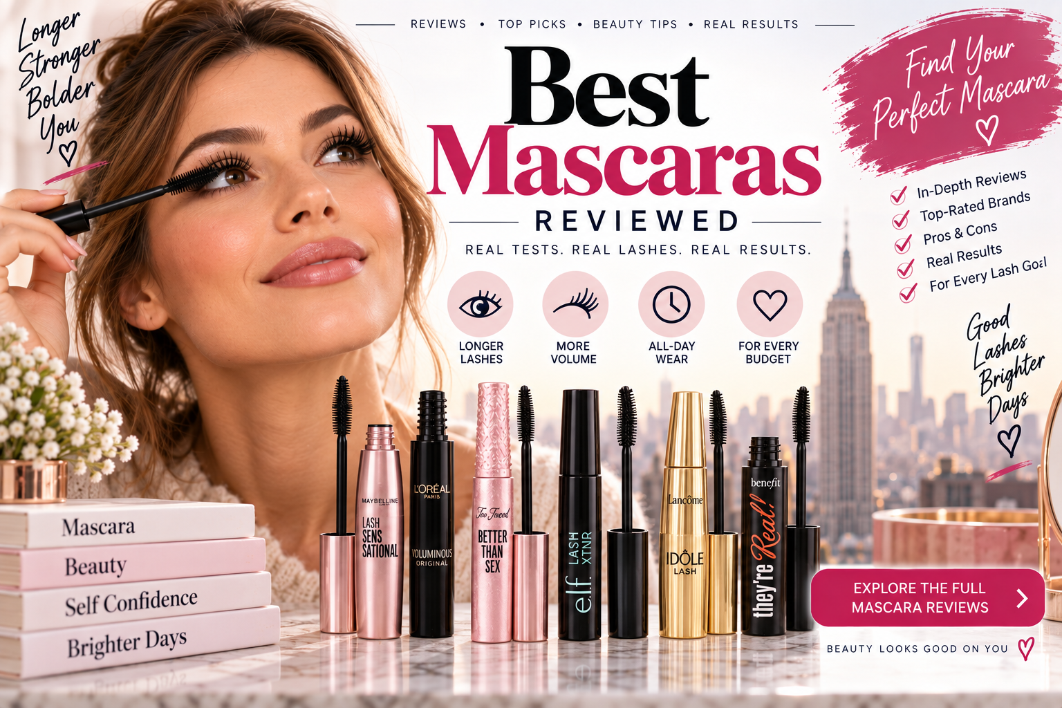 Best Mascaras 21 Drugstore Gems & Prestige Picks That Actually Deliver