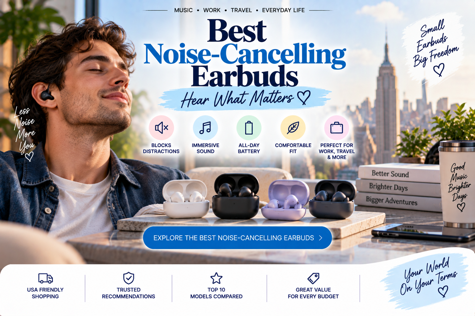 Best Noise Cancelling Earbuds 10+ Top Picks & Where to Find Deals in 2026