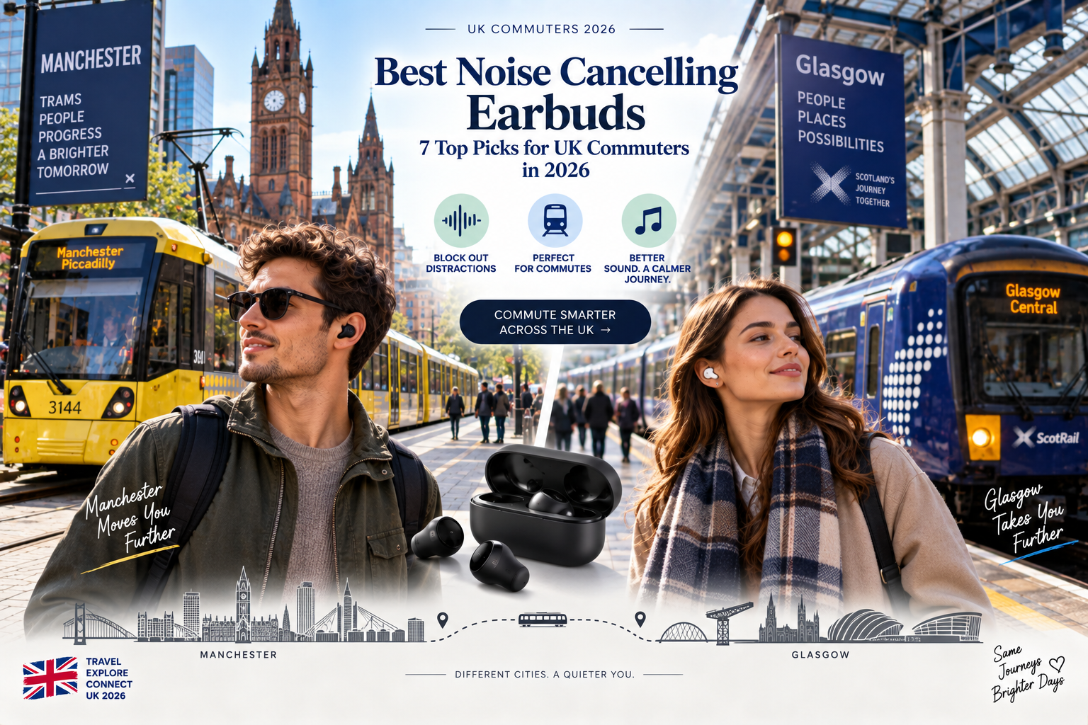 Best Noise Cancelling Earbuds 7 Top Picks for UK Commuters in 2026