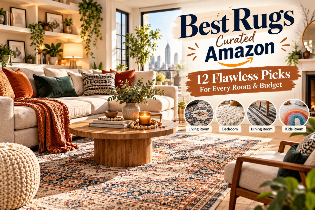 Best Rugs Amazon: 12 Interior Designer Picks for Every Room