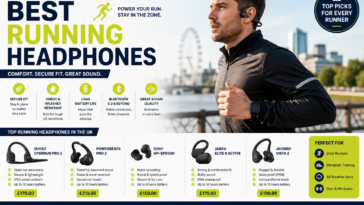 Best Running Headphones & Earbuds for Your Sweatiest UK Workouts (That Won’t Fall Out!)