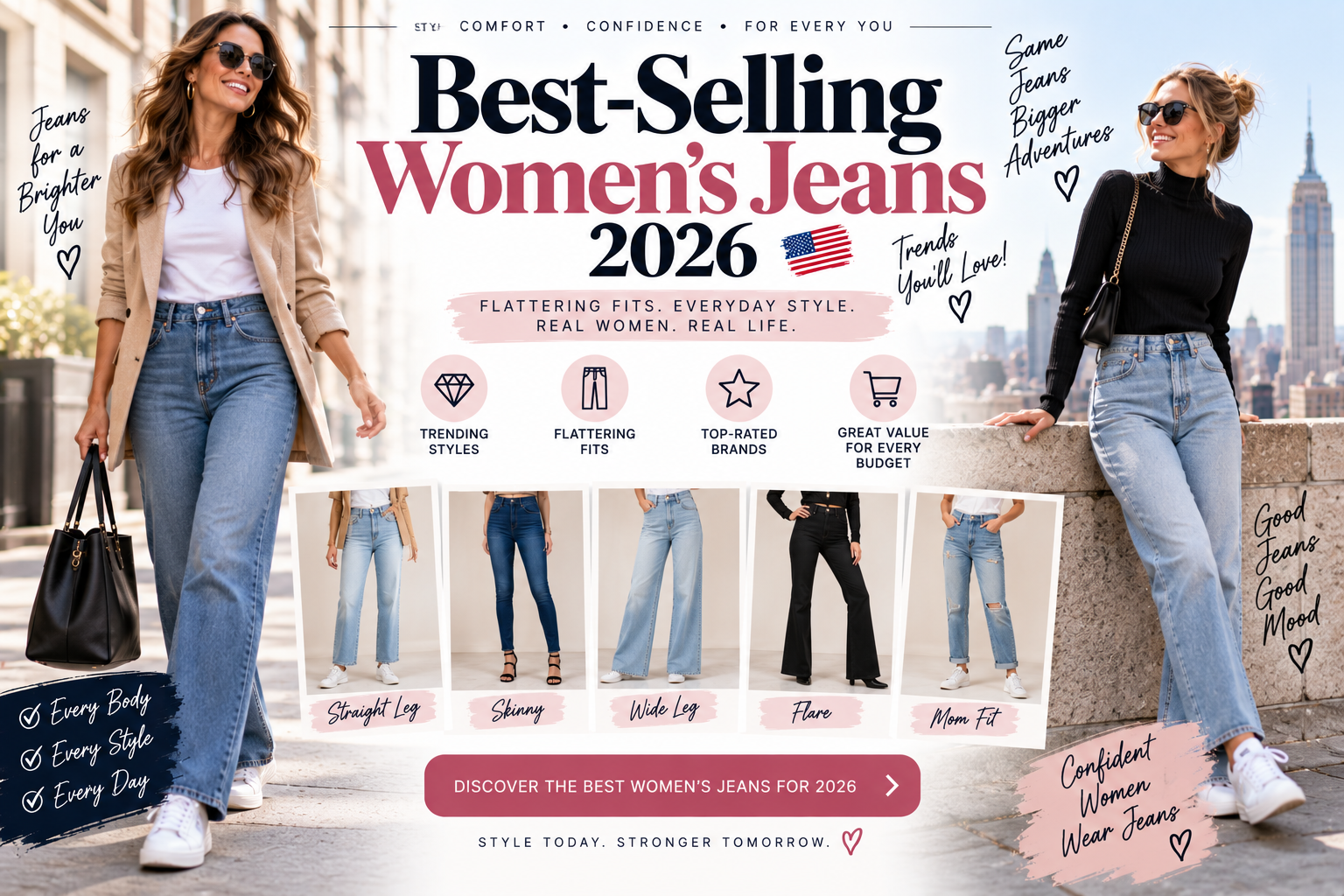 Best Selling Jeans of 2026 7 Top-Rated Styles and Where to Find Them on Sale