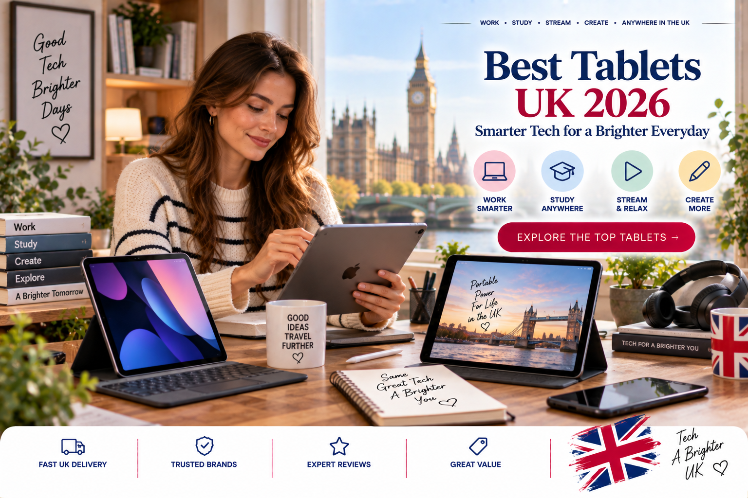 Best Tablets UK 2026 10 Top Picks for Work, Gaming & Creative Projects