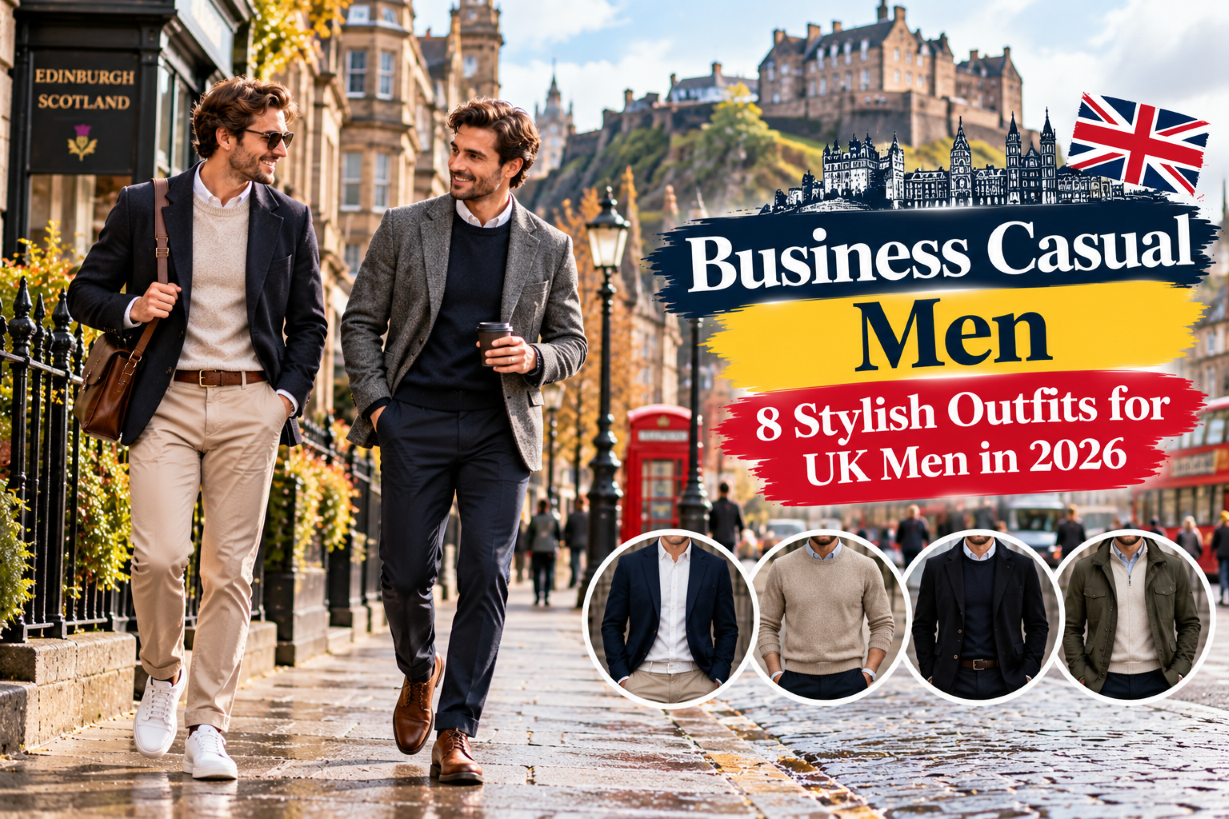 Business Casual Men 8 Stylish Outfits for UK Men in 2026