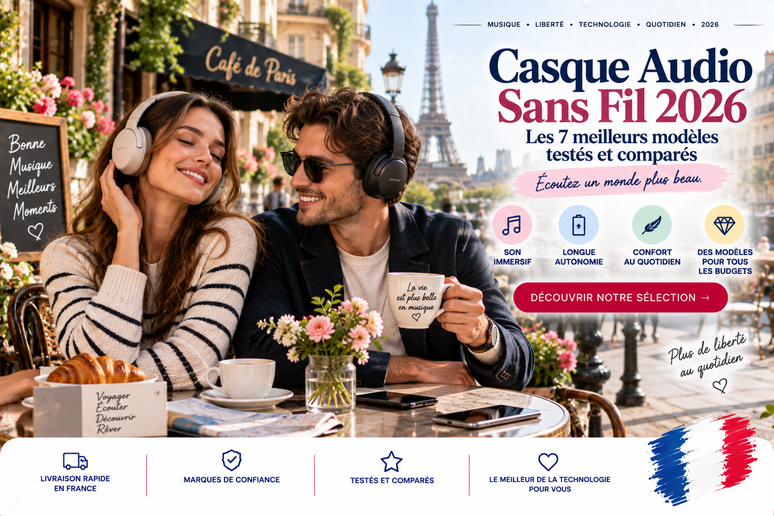 Casque Audio Sans Fil 2026 Les 7 Meilleurs Modèles Testés et Comparés