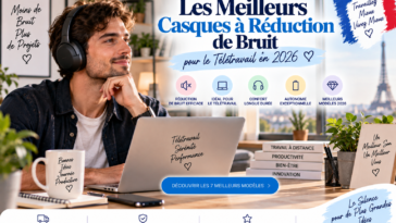 Casque Réduction Bruit Télétravail 7 Meilleurs Modèles pour 2026
