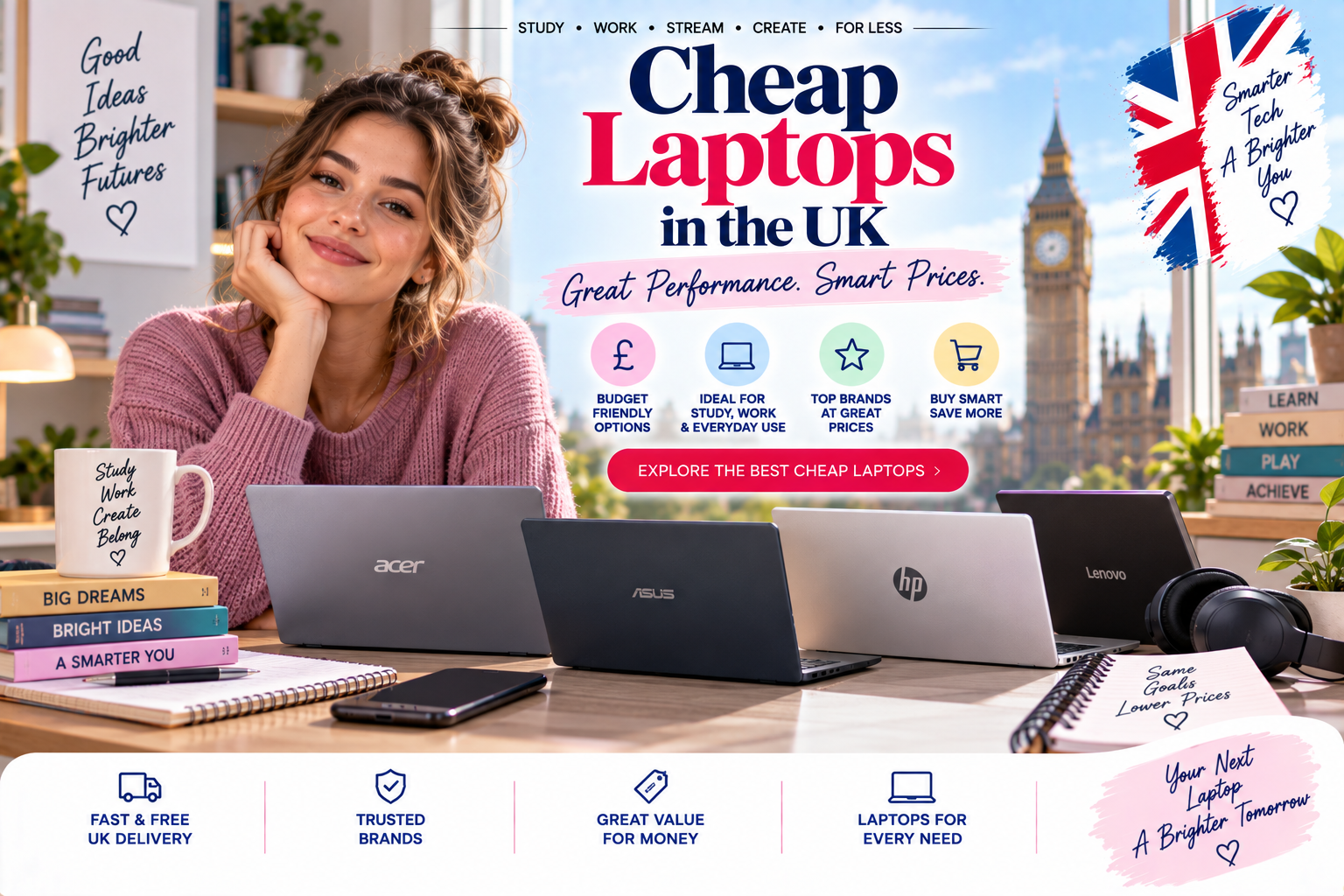 Cheap Laptops UK: 9 Best Budget Picks for Quality on a Shoestring