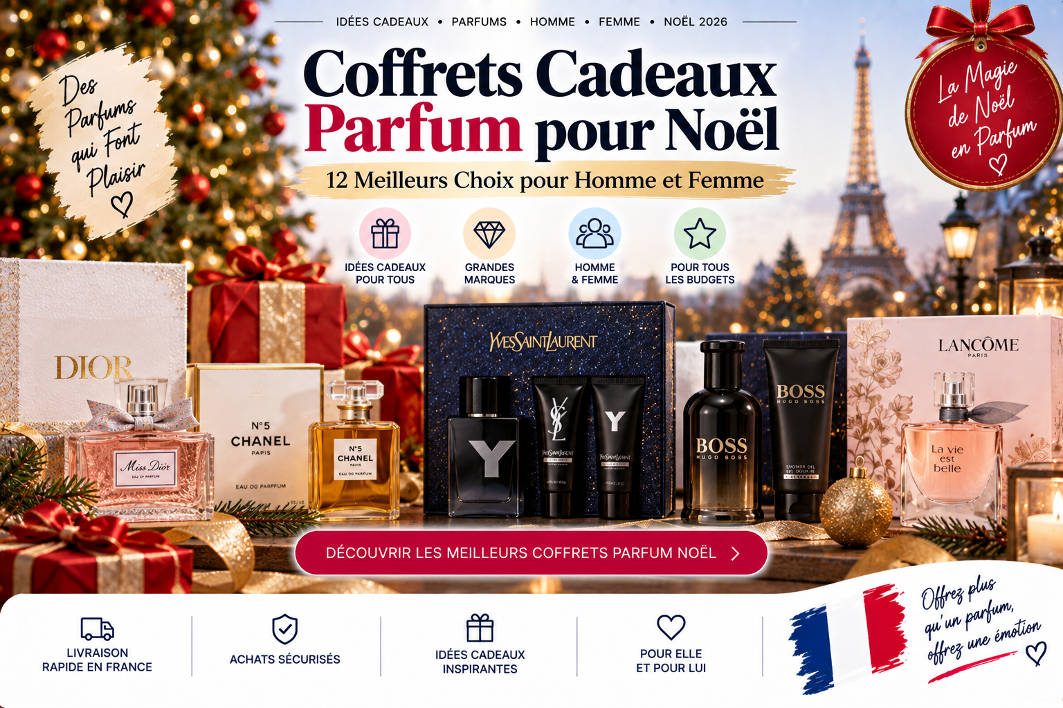 Coffret Cadeau Noël Parfum: 12 Meilleurs Choix pour Homme et Femme