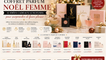 Coffret Parfum Noël Femme 12 Idées Cadeaux Luxueuses pour Surprendre