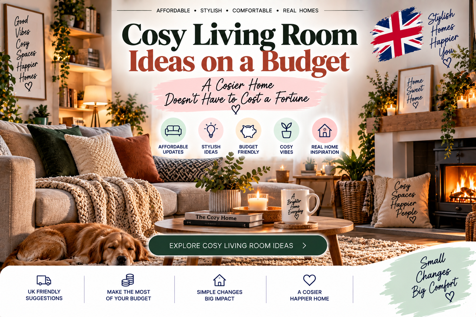 Cosy Living Room Ideas Under £100 10 Budget Picks to Transform Your Space