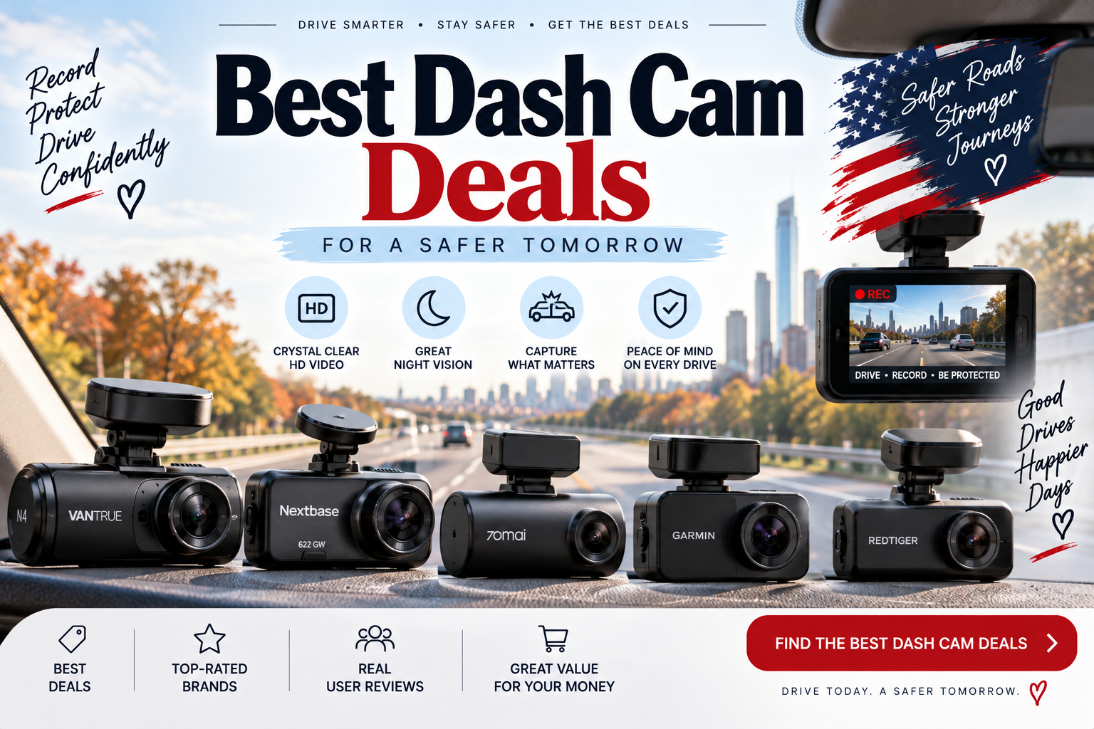 Dash Cam Deals 7 Best Models for 2026 Road Safety & Savings