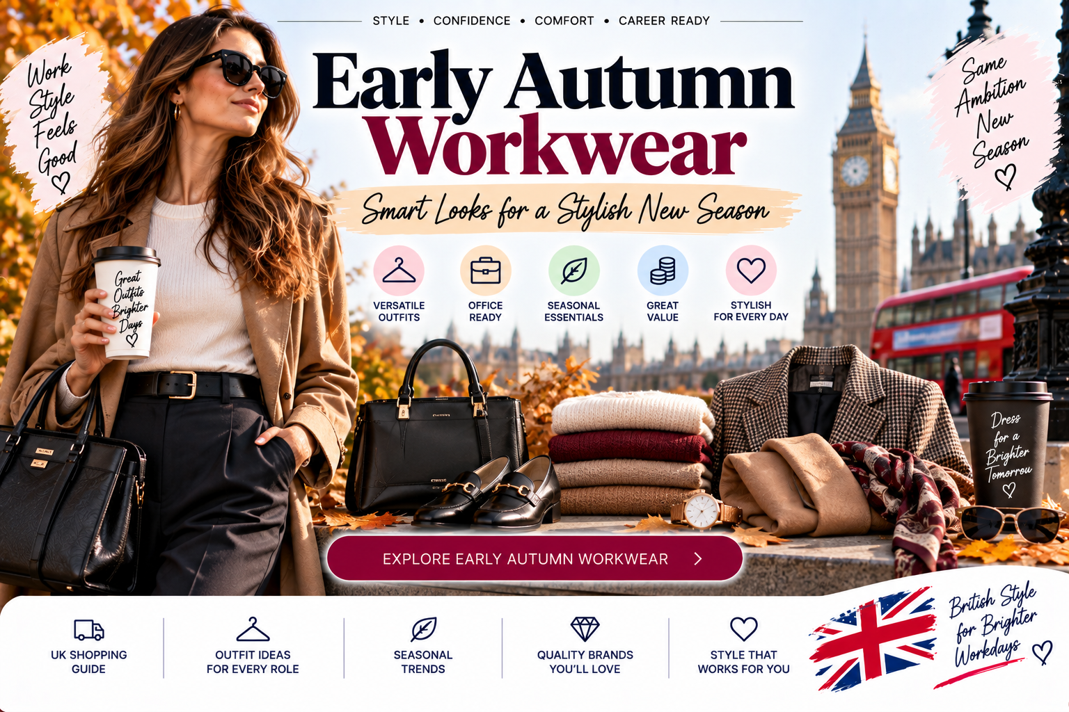 Early Autumn Workwear 10 Chic & Easy Office Looks (No Ironing Required!)