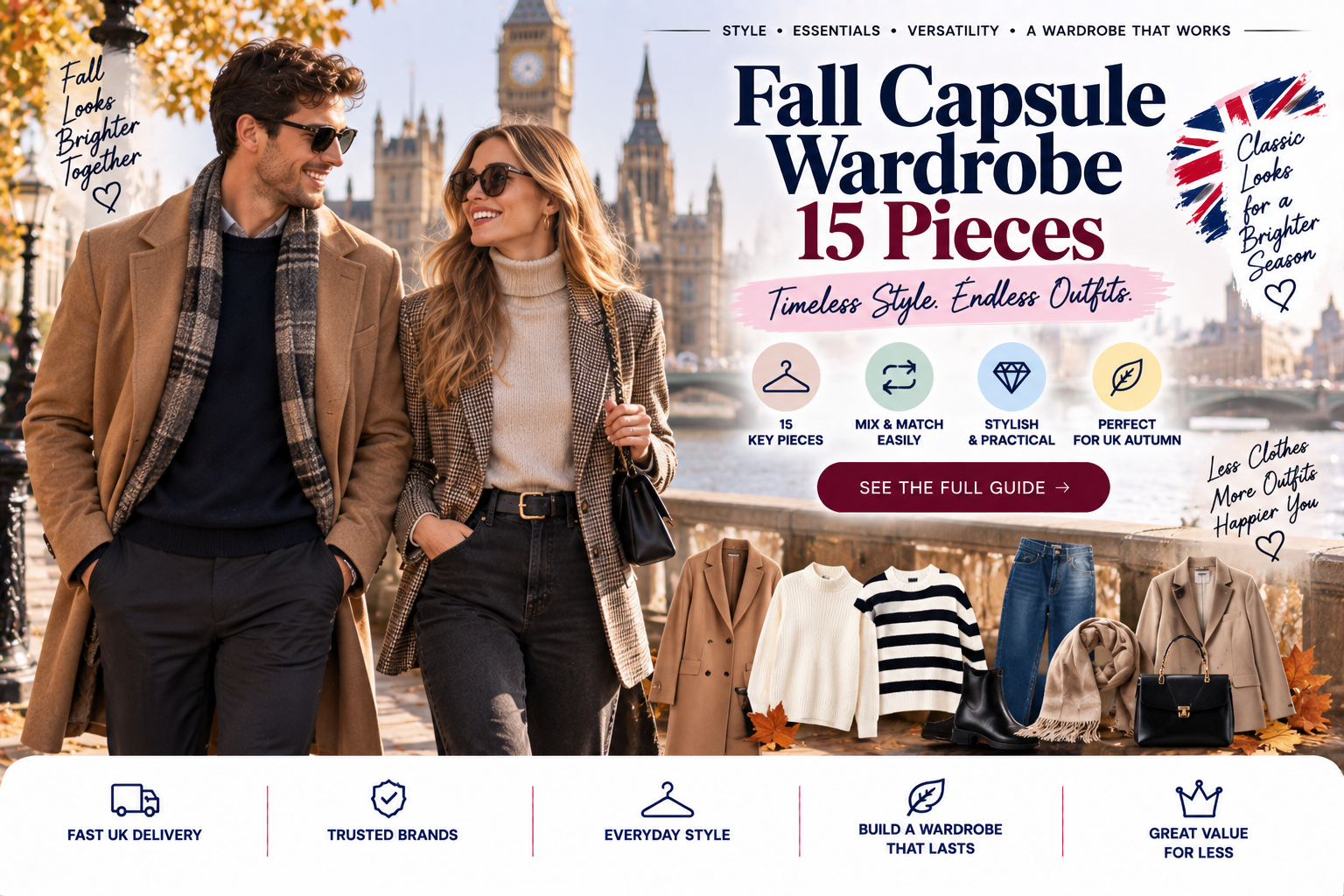 Fall Capsule Wardrobe 15 Must-Have Items for UK Shoppers