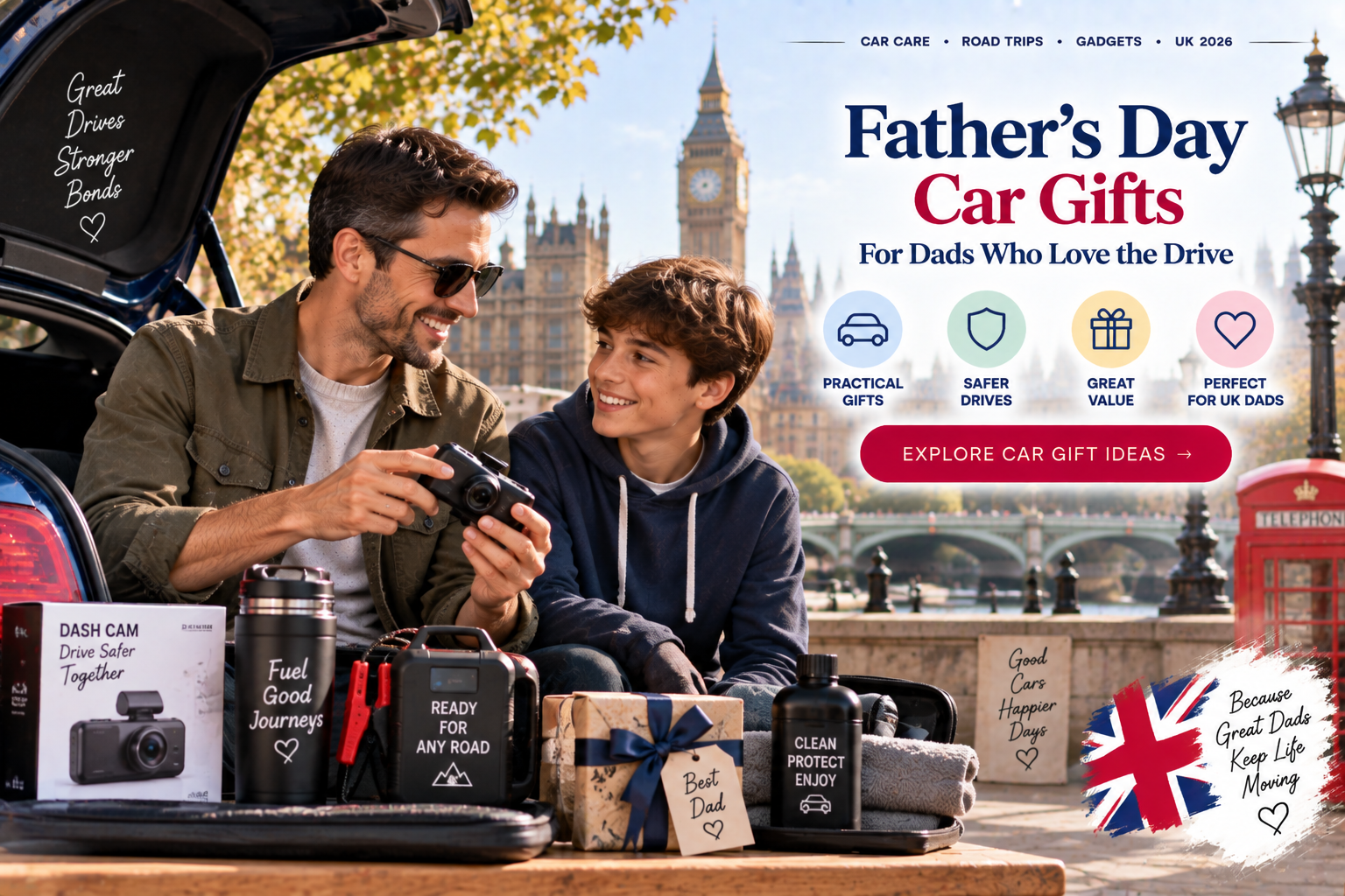 Father’s Day Car Gifts 12 Thoughtful Ideas for UK Dads Who Love Their Ride