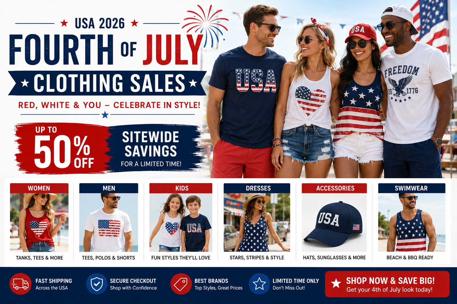 Fourth of July Clothing Sales 25+ Deals You Need to Shop Now