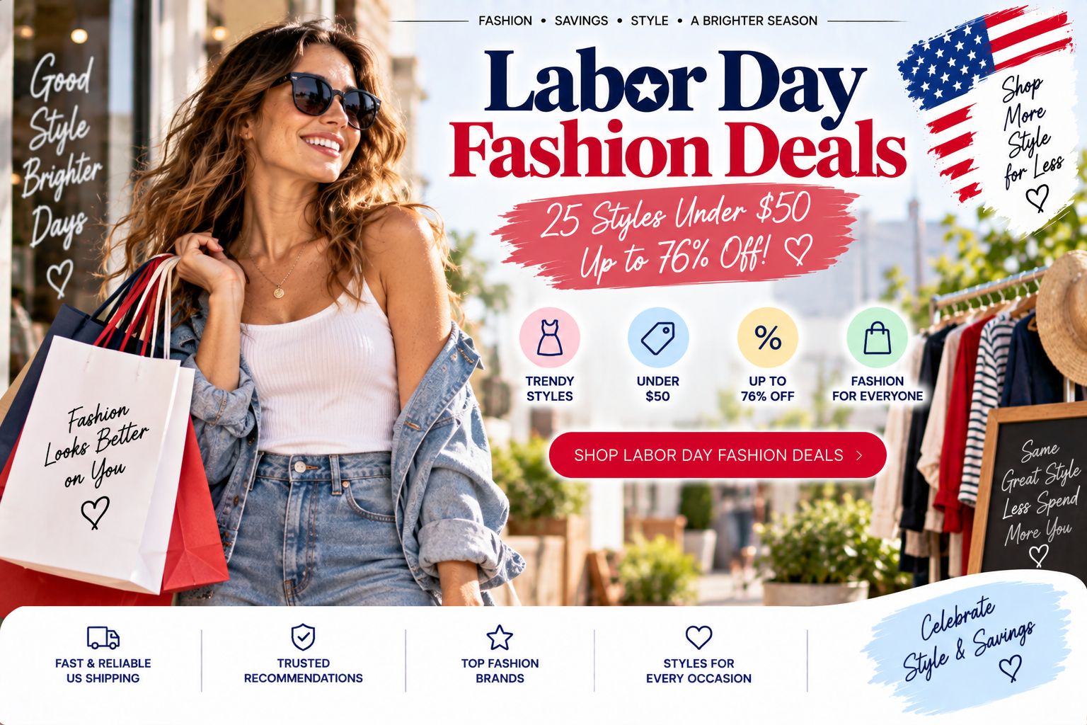 Labor Day Fashion Deals 25+ Styles Under $50 (Up to 76% Off)