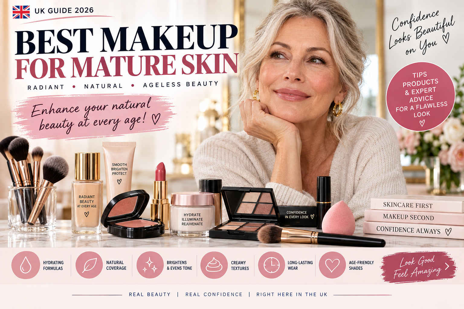 Makeup for Older Women 11 Best Hydrating & Glow-Giving Products in the UK