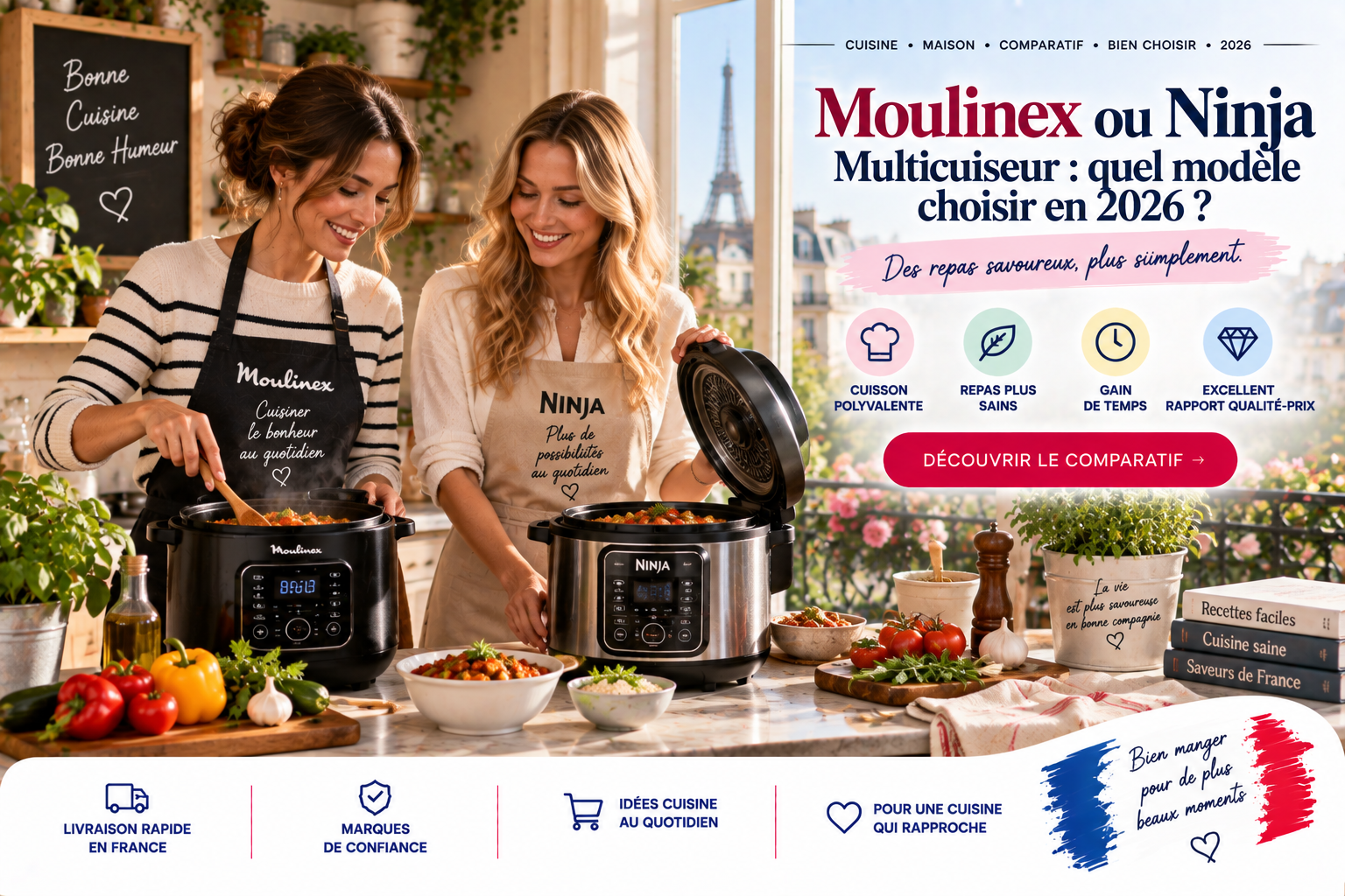 Moulinex ou Ninja multicuiseur Quel modèle choisir en 2026