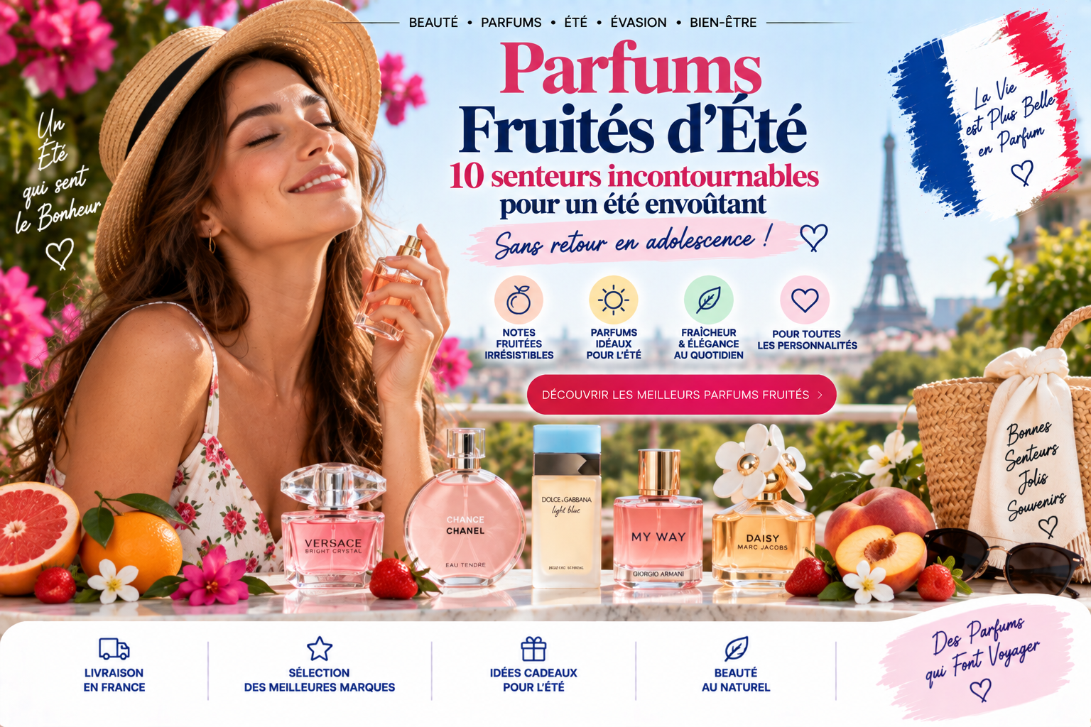 Parfums Fruités Été 10 Senteurs Incontournables pour un Été Envoûtant (Sans Retour en Adolescence)