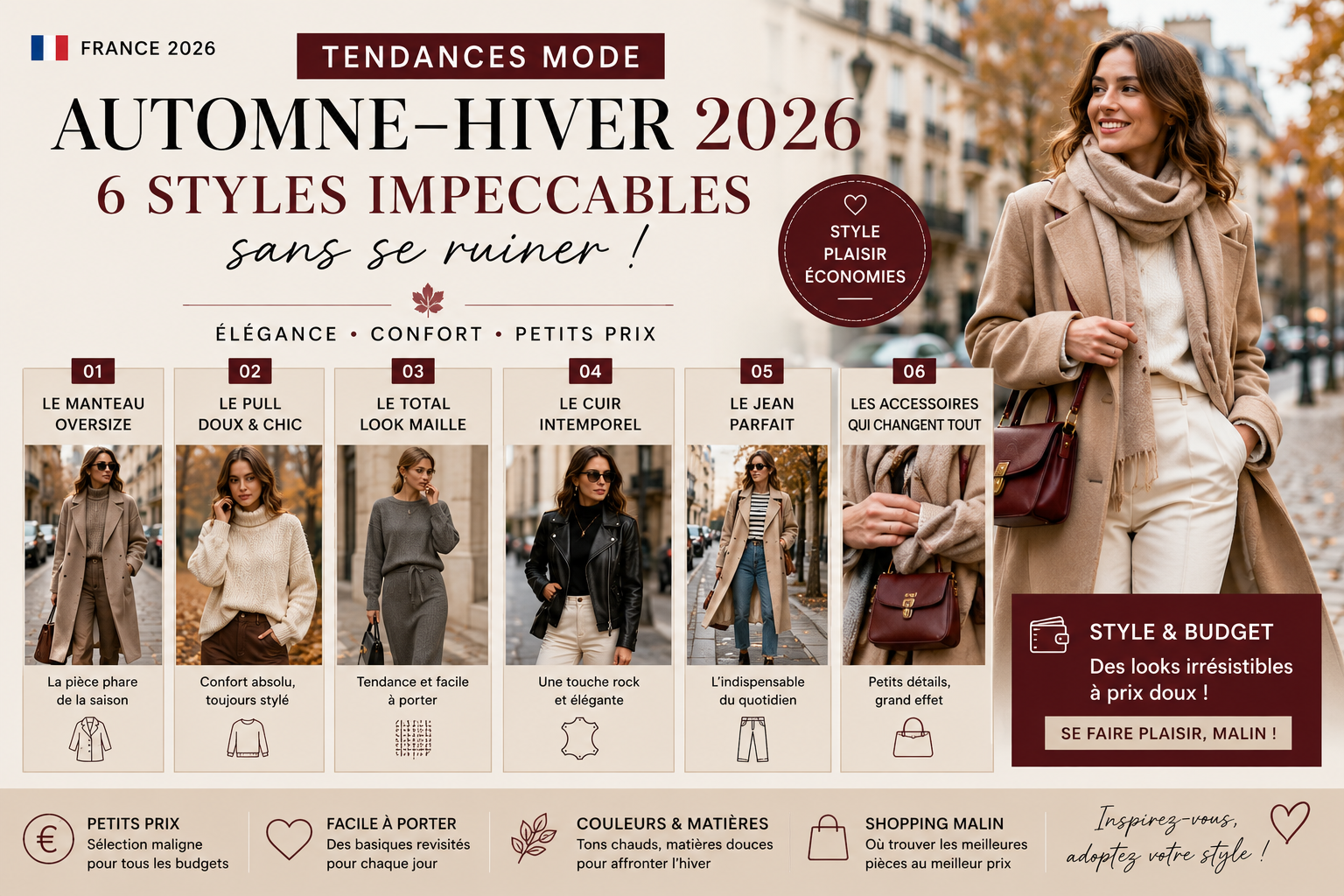 Tendances Mode Automne Hiver 2026 6 Styles Impeccables Sans Se Ruiner
