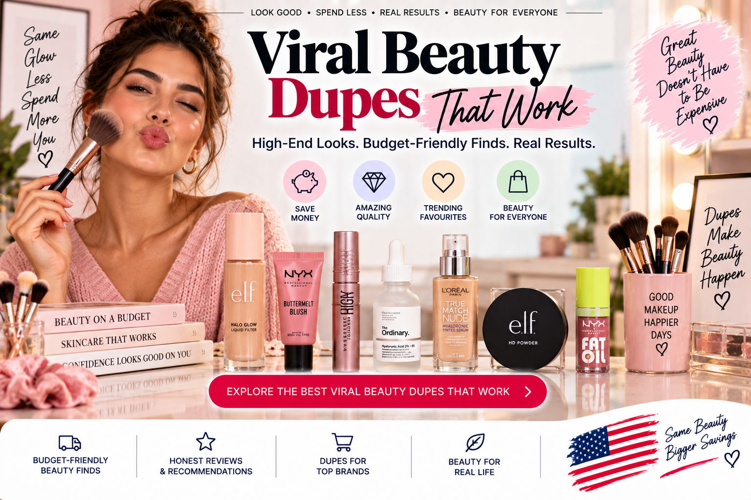 Viral Beauty Dupes 5 Affordable Alternatives That Actually Work