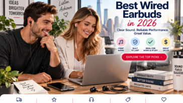 Create an image size of 300x300 for below link for USA with 2 models https://shoppingtimenow.com/best-wired-earbuds/