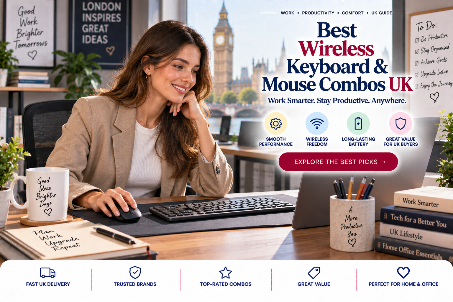 Wireless Keyboard and Mouse Combos 5 Best Picks for UK Home Offices in 2026